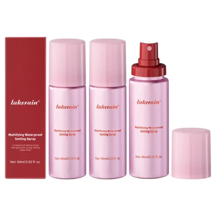 Mattifying Waterproof Setting Spray Glossy Matte Base Makeup Control Oil Non-Sticky Waterproof Make-up Fixer Spray for All Skin - Image 7