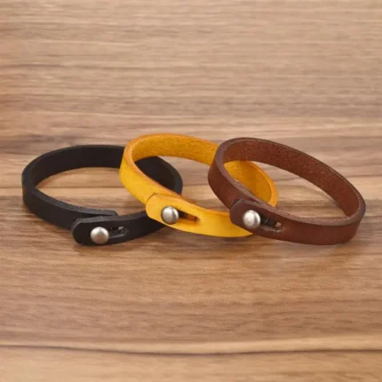 Jiayiqi Vintage Genuine Leather Wrap Cord Cuff Bracelet For Hand Wrist Wristband Men Woman Punk Bangle Couple Jewelry Gift - Image 33