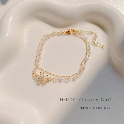 5Pcs Set Gold/Silver Color Fashion Charm Bracelet Women Retro Glossy Geometric Metal Twist Chain Bangles Bracelet Set Jewelry - Image 56