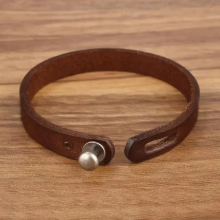 Jiayiqi Vintage Genuine Leather Wrap Cord Cuff Bracelet For Hand Wrist Wristband Men Woman Punk Bangle Couple Jewelry Gift - Image 37