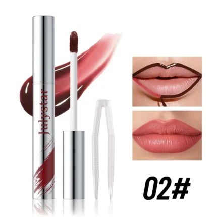 5Pcs/Set Tearing Lipgloss Peel Off Lip Liner Tattoo Waterproof Matte Lip Glaze Brown Contour Non-stick Liquid Lipstick Cosmetic - Image 17
