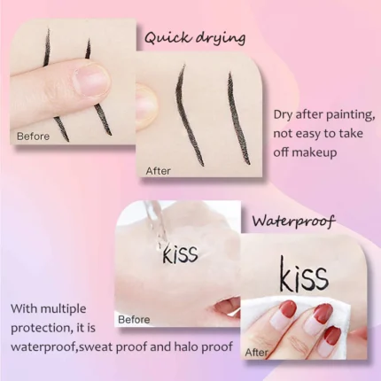 P.TWO.P Stamp Eyeliner Pencil 1 Pcs Double-ended Waterproof Quick Drying Long-Lasting Liquid Eyeliner Makeup Eyes Cosmetics Tool - Image 12