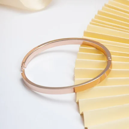 2024 Luxury Colorful Orange Enamel Bangles Bracelets for Women Party Gift Fashion Bangles Original Stainless Steel Jewelry - Image 19