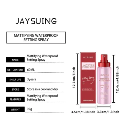 Makeup Fixer Spray Waterproof Moisturizing Face Make up Lasting Oil Control Natural Matte Refreshing Makeup Setting Spray - Image 10