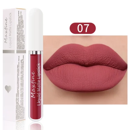 Liquid Matte Lip Gloss High Saturation Color Rendering  Long lasting And Waterproof  Not Easy To Peel Off Liquid Lipstick - Image 9