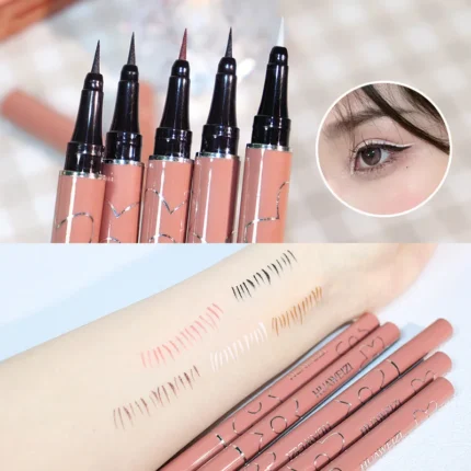 4 Colors Black Matte Liquid Eyeliner Waterproof Lasting Colorful Red Brown Quickily Drying Eyeliner Pencil Eyes Makeup Cosmetics - Image 3